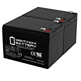 Mighty Max Battery 12V 12AH Replacement Battery for Pride Mobility GoGo Scooter - 2 Pack Brand Product