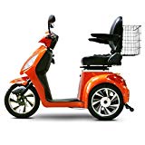 E-Wheels EW-36 3-Wheel Electric Senior Mobility Scooter - Orange