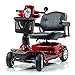 Pride MAXIMA Bariatric 4-wheel HD Electric Scooter Red + Challenger Mobility Trailer Challenger Mobility 