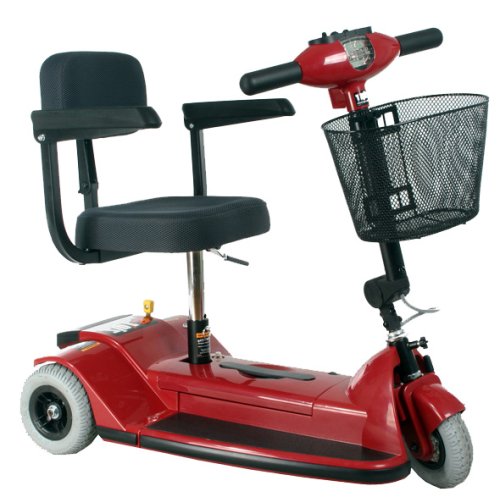 Zip'r 3-Wheel Compact Scooter (Options - Color: Red) Zip'r Mobility 